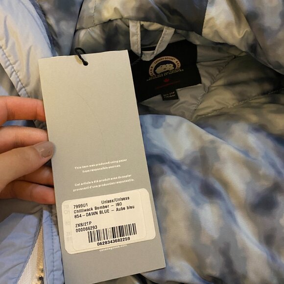 CANADA GOOSE Chilliwack Down Parka In Dawn Blue [NEW with TAGS] - Picture 5 of 8